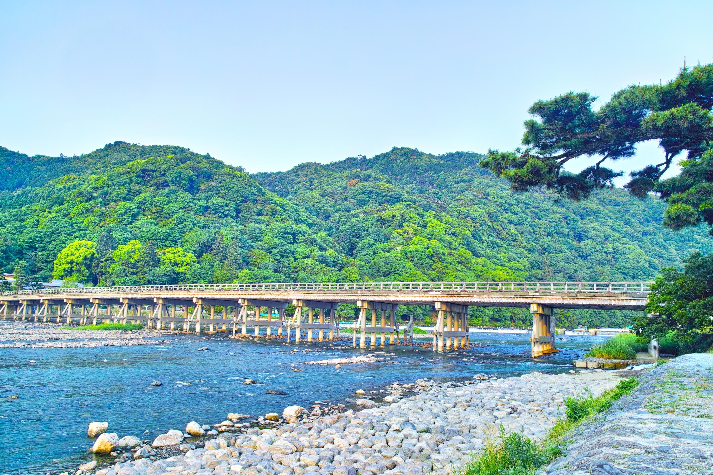 嵐山・渡月橋 紅葉 人気観光名所の煌びやかな彩り | 京都もよう KYOTO MOYOU